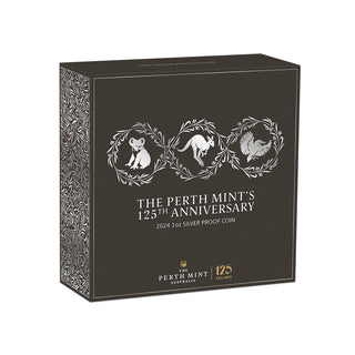 The Perth Mint’s 125th Anniversary 2024 1oz Silver Proof Coin