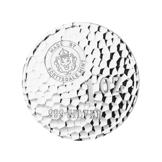 Tombstone Hammered 1oz Silver Round