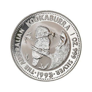 1993 The Australian Kookaburra 1oz Silver Bullion