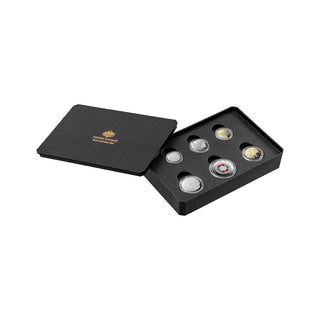 2025 Coloured Six Coin Proof Year Set - 50 Years Of The Australian Honours System