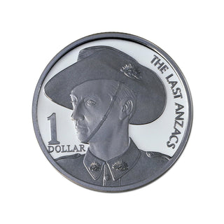 1999 $1 The Last Anzac Fine Silver Proof Coin