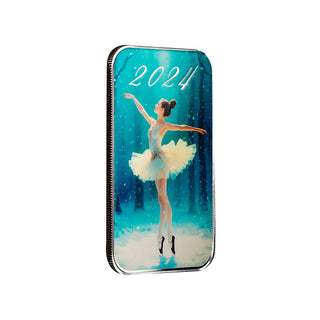 Scottsdale Mint Silver Coloured 1oz Snowy Ballerina Bar