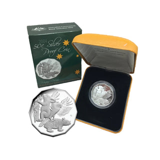 2004 Primary School Student Design 50c Silver Proof