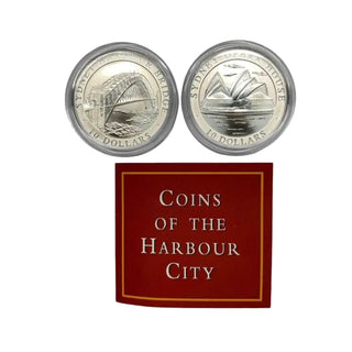 1997 Harbour Bridge & Opera House 2 Coin Silver Proof $10 Set