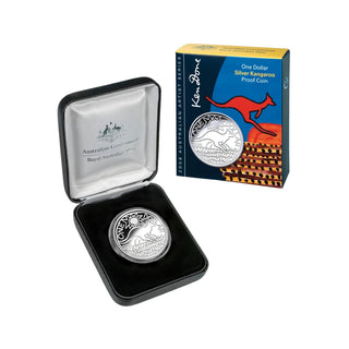 2009 Ken Done 1oz 99.9% Silver Proof Kangaroo $1
