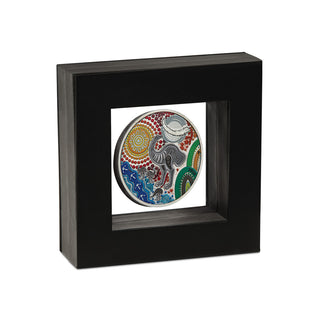 2025 Emu Utingat 2oz Silver Antiqued Coloured Coin