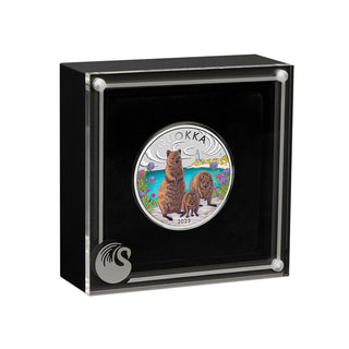 2025 Australian Quokka 1oz Silver Coloured Proof Coin
