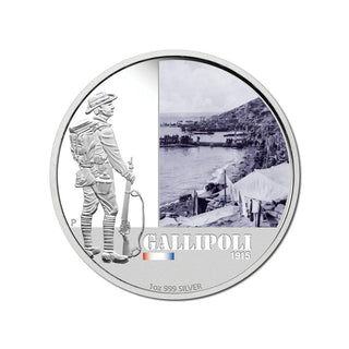 2011 Famous Battles in Australian History - Gallipoli 1oz Silver Proof Coin