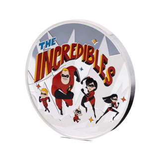 Disney Pixar The Incredibles 20th Anniversary 3oz Silver Coloured Coin