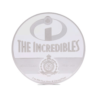 Disney Pixar The Incredibles 20th Anniversary 3oz Silver Coloured Coin