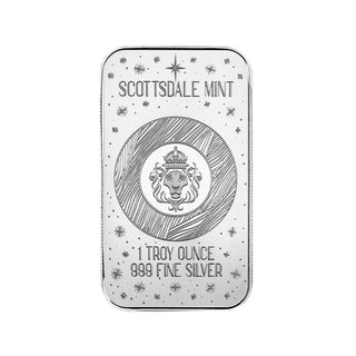 Scottsdale Mint Silver Coloured 1oz Let It Snow Bar