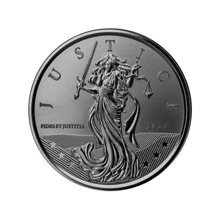 2024 Silver Lady Justice 1oz Bullion Coin