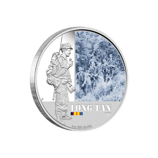 2012 Famous Battles in Australian History - Long Tan 1oz Silver Proof Coin