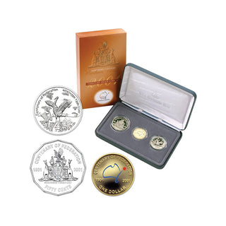 2001 Centenary of Federation Northern Territory Proof Three Coin Set
