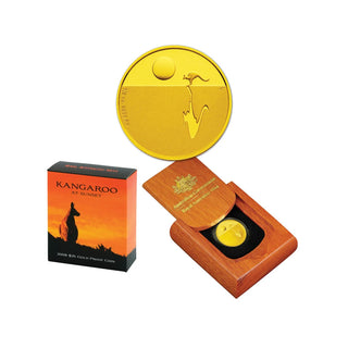 2008 Kangaroo at Sunset $25 Gold Proof Coin