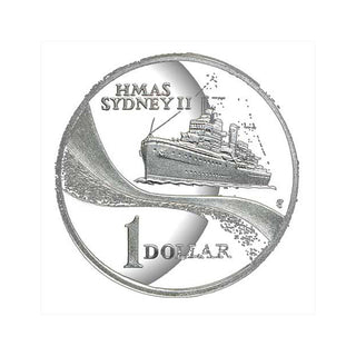 2000 HMAS Sydney II $1 Fine Silver Proof Coin