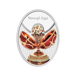 The Spring Flowers Egg - Faberge Eggs Series - 2024 $1 Silver Proof Coin