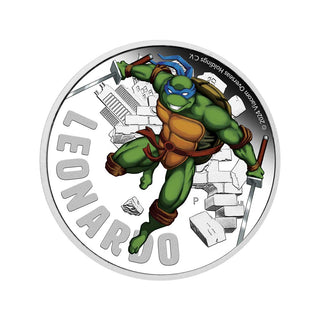 Teenage Mutant Ninja Turtles – Leonardo 2024 1oz Silver Proof Coloured Coin