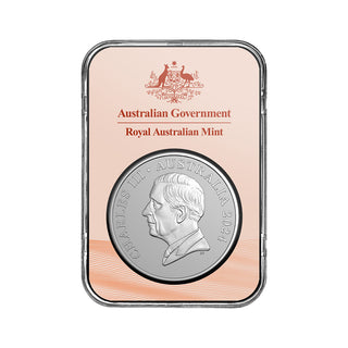 Kangaroo Series 2024 $1 1oz Frosted Fine Silver Uncirculated Coin