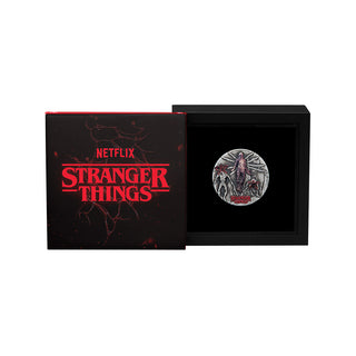 2026 Stranger Things – Villains 2oz Silver Antiqued Coloured Coin