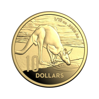 Kangaroo Series 2024 $10 1/10oz Gold Proof Coin