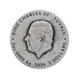 2026 Stranger Things – Villains 2oz Silver Antiqued Coloured Coin