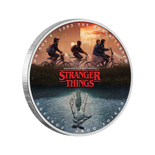 2026 Stranger Things – The Upside Down 1oz Silver Coloured Coin