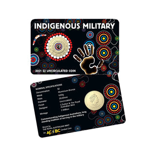 2021 Indigenous Military Carded $2 Coin