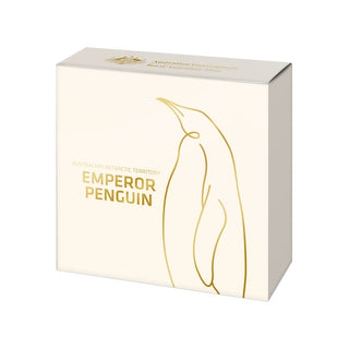 Emperor Penguin $5 Coloured Silver Proof - 2023 Antartic Territory