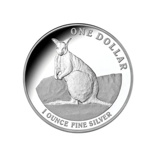2012 $1 Silver Proof Coin Kangaroo Series - Mareeba Rock Wallaby