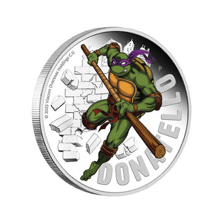 Teenage Mutant Ninja Turtles – Donatello 1oz Silver Proof Coloured Coin