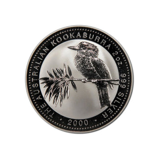 2000 Silver Kookaburra 2oz Uncirculated Bullion