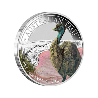 Australian Emu 2025 1oz Silver Coloured Coin