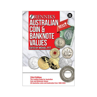 Renniks Australian Coin & Banknote Values 33rd Edition