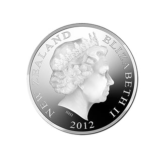 2012 - Silver Dollar Proof Coin - Queen Elizabeth II Diamond Jubilee