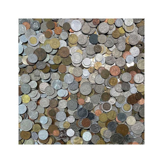 1kg Of Bulk Various World Coins