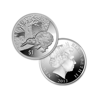 2013 1oz Silver Kiwi Treasures Tane Mahuta Proof Coin