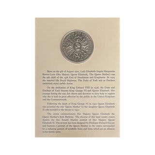 1980 80th Birthday Of HM Queen Elizabeth The Queen Mother Uncirculated Coin