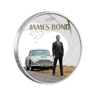 James Bond Daniel Craig 2024 1oz Silver Proof Coloured Coin