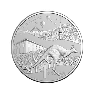 2025 $1 1 oz Fine Silver Frosted Uncirculated Coin - Kangaroo Series