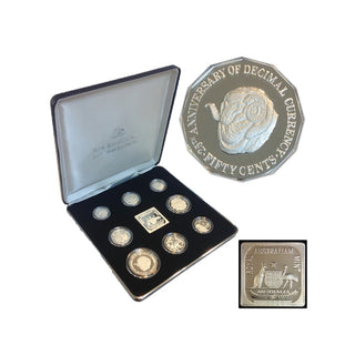 Masterpieces in Silver 1991 25th Anniversary Of Decimal Currency