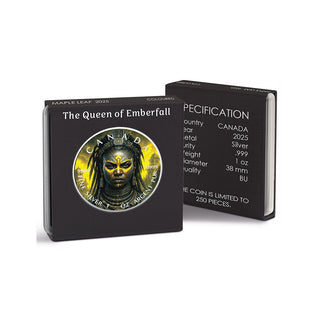 2025 The Queen of Emberfall 9999 Silver Colored Coin