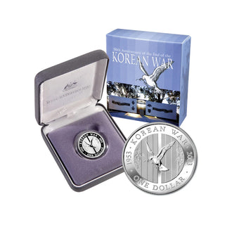 2003 End Of The Korean War Fine Silver Proof $1