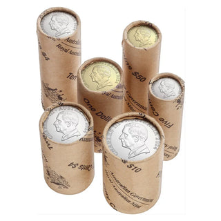 2024 Six Coins Premium Rolled Coin Set - King Charles III