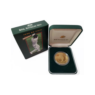 1996 Don Bradman $5 Al/Bronze Proof Coin