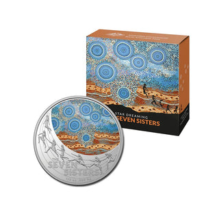 2020 $1 Star Dreaming - The Seven Sisters Frosted Uncirculated 1/2oz Silver Coin