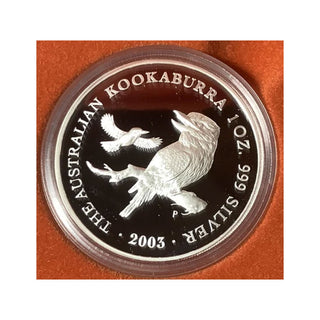 2003 Kookaburra 1oz Silver Proof Coin Issue
