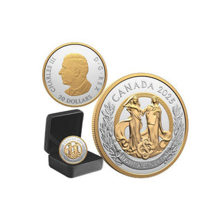 2025 $20 Fine Silver Coin - Allegories of Justice and Truth