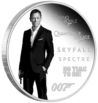 James Bond Legacy Series – 5th Issue 2024 1oz Silver Proof Coloured Coin