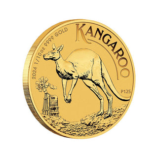 Australian Kangaroo 2024 1/10oz Gold Bullion Coin